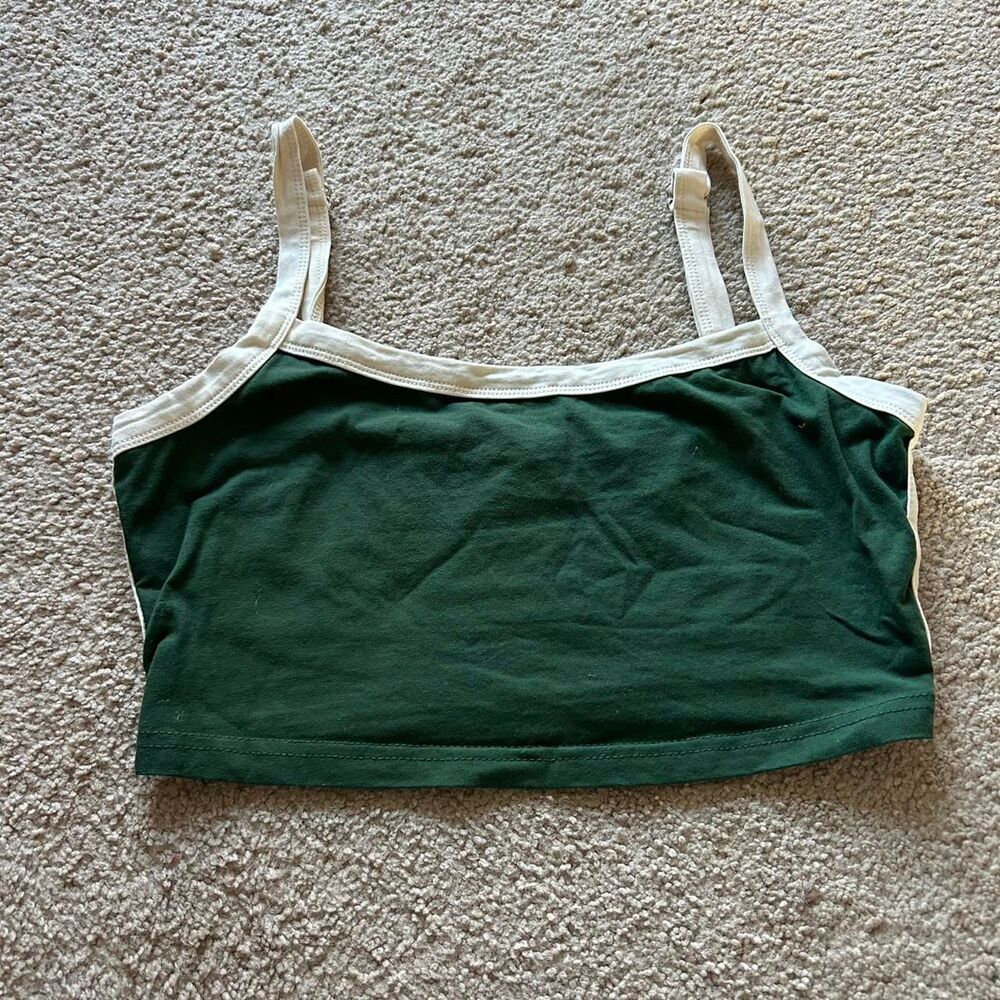 Shein Women's Green Tank Top